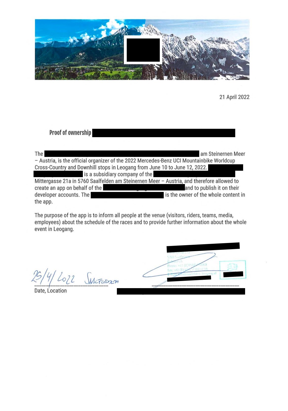 Apple 'Proof of Ownership'